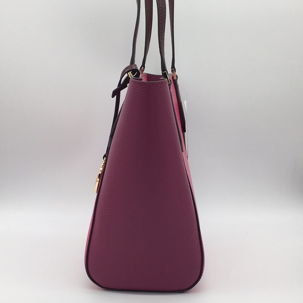 MICHAEL KORS KIMBERLY SM BONDED TOTE  ELCTRPNK MLT - Picture 3 of 8
